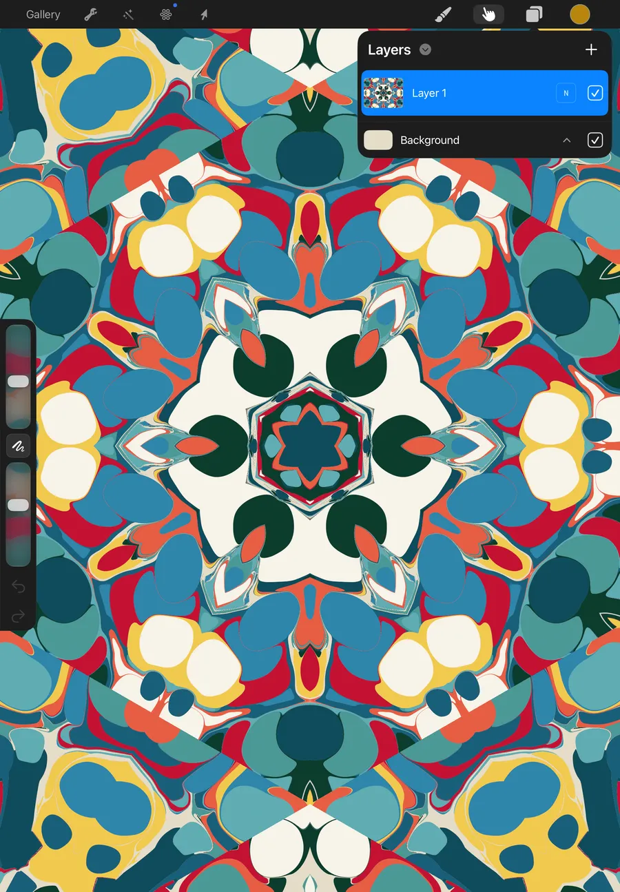 Ebru app — Stack it, blend it